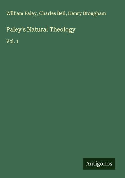 Paley’s Natural Theology