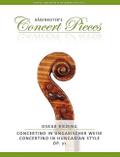 Concertino in ungarischer Weise op.21, Violine und Klavier, Violinenstimme und Klavierpartitur