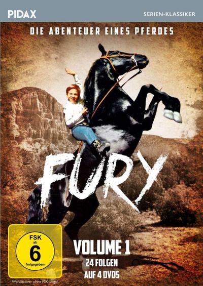 Fury - Die Abenteuer eines Pferdes. Vol.1, 4 DVD