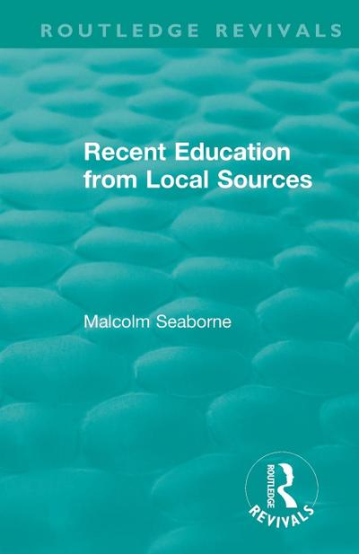 Recent Education from Local Sources