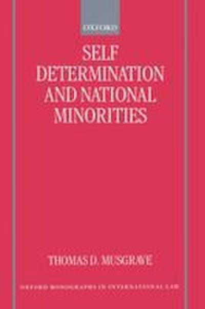 Self-Determination and National Minorities
