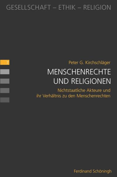 Menschenrechte und Religionen: Nichtstaatliche Akteure und ihr Verhältnis zu den Menschenrechten (Gesellschaft - Ethik - Religion)