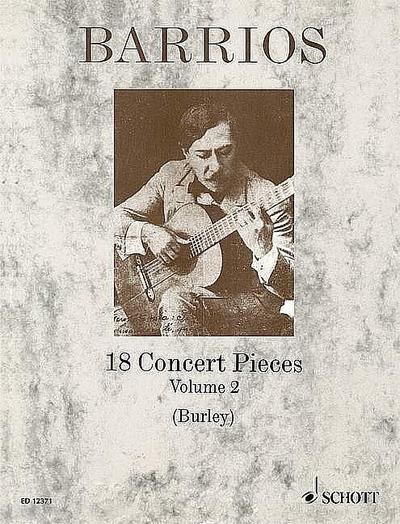 18 Concert Pieces vol.2for solo guitar