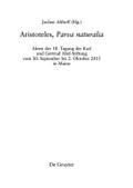 Aristoteles, Parva naturalia
