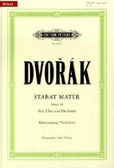 Stabat Mater op.58, Klavierauszug