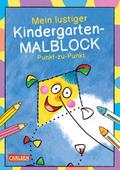 Mein lustiger Kindergarten-Malblock Punkt-zu-Punkt