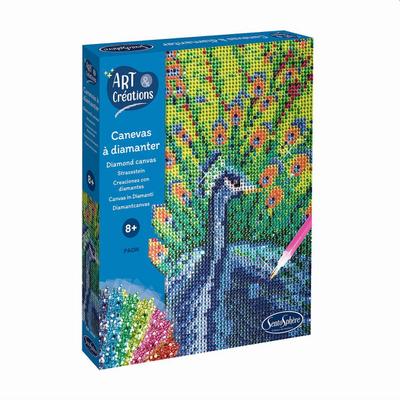 SENTOSPHERE - Strasssteinbild Pfau