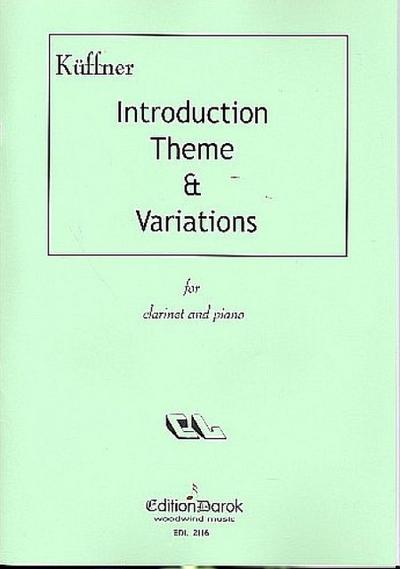 Introduction, Theme und Variationsfor clarinet and piano
