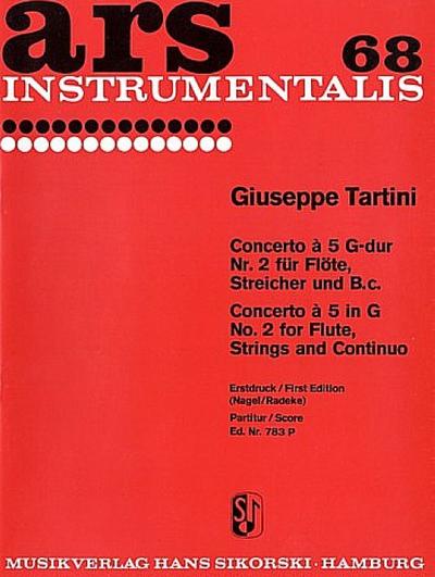 Concerto à 5 Nr.2 G-Durfür Flöte und Streicher