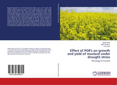 Effect of PGR’s on growth and yield of mustard under drought stress
