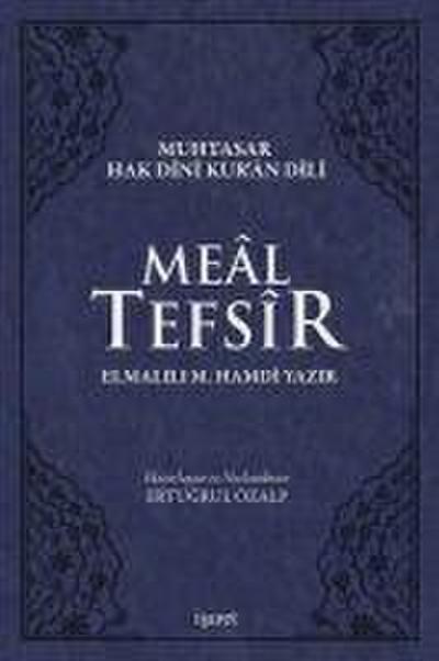 Muhtasar Hak Dini Kuran Dili Meal Tefsir Kücük Boy, Mavi