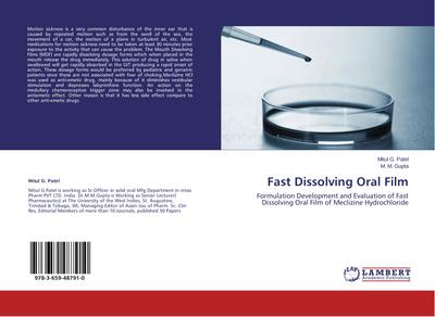 Fast Dissolving Oral Film