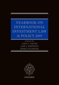 Yearbook on International Investment Law & Policy 2019