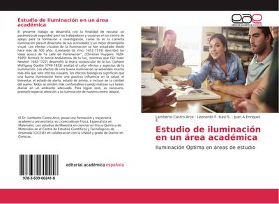 Estudio de iluminación en un área académica