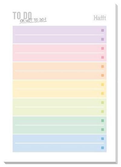 Trendstuff Block A6 To do [Rainbow]