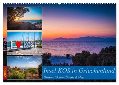 Insel Kos in Griechenland (Wandkalender 2026 DIN A2 quer), CALVENDO Monatskalender