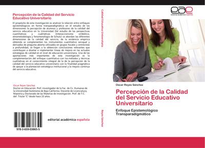 Percepción de la Calidad del Servicio Educativo Universitario