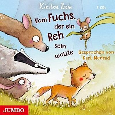 Vom Fuchs, der ein Reh sein wollte, 3 Audio-CDs