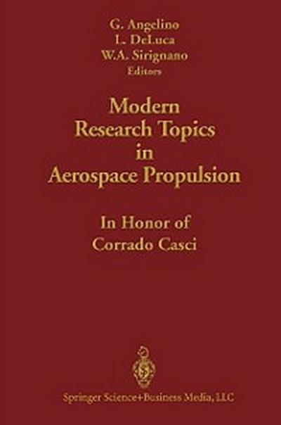 Modern Research Topics in Aerospace Propulsion
