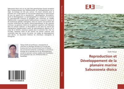 Reproduction et Développement de la planaire marine Sabussowia dioica - Saida Tekaya