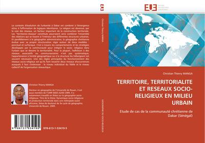 TERRITOIRE, TERRITORIALITE ET RESEAUX SOCIO-RELIGIEUX EN MILIEU URBAIN