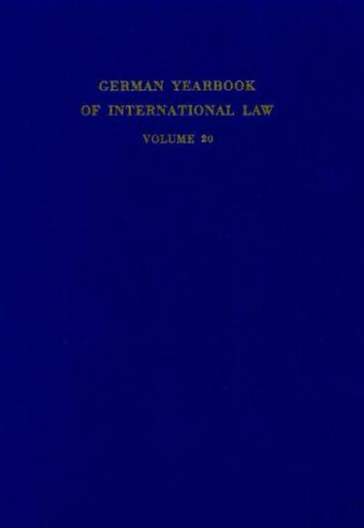 German Yearbook of International Law / Jahrbuch für Internationales Recht.