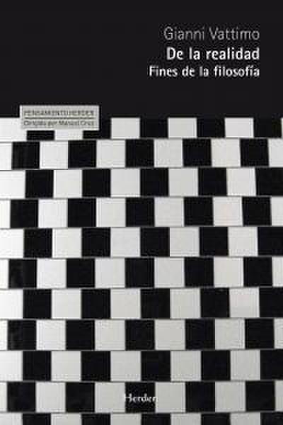 De la realidad : fines de la filosofía