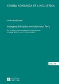 Indigene Schreiber im kolonialen Peru