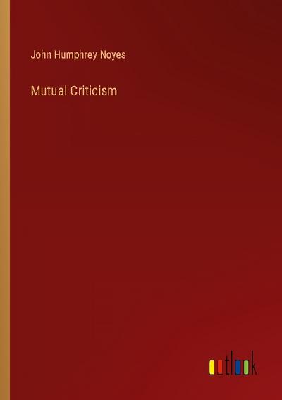 Mutual Criticism