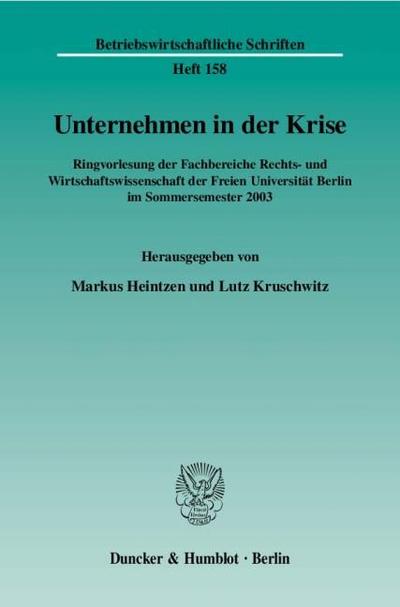Unternehmen in der Krise
