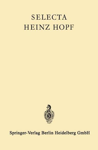 Selecta Heinz Hopf