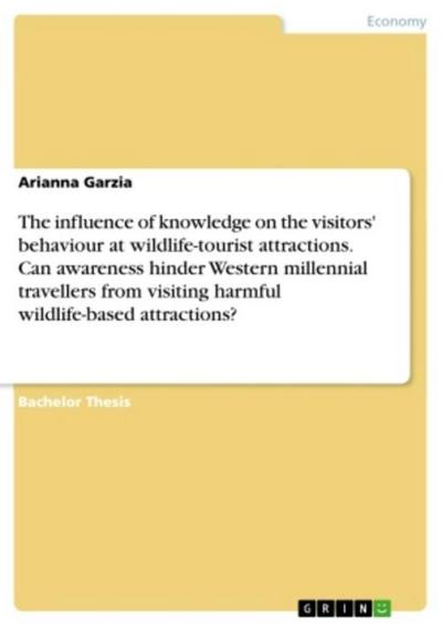 The influence of knowledge on the visitors’ behaviour at wildlife-tourist attractions. Can awareness hinder Western millennial travellers from visiting harmful wildlife-based attractions?