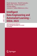 Intelligent Data Engineering and Automated Learning - IDEAL 2023