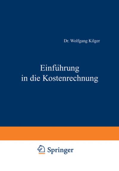 Einführung in die Kostenrechnung