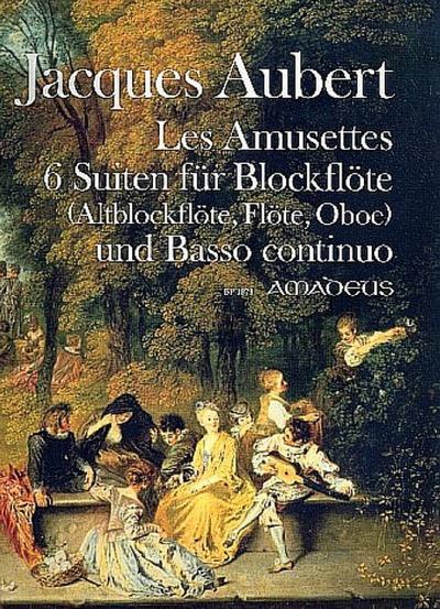 Les amusettes für Altblockflöte (Flöte/Oboe)und Bc