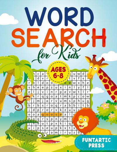 Word Search for Kids Ages 6-8
