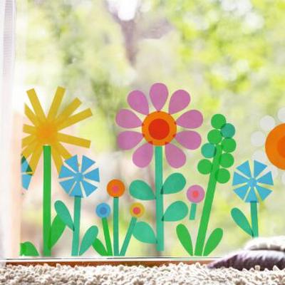 Bastelset - Fensterbild Frühling