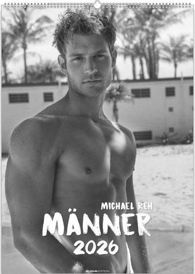 Männer - Wandkalender mit 12 Fotografien im Format 50 x 70