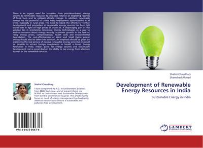 Development of  Renewable  Energy Resources in India