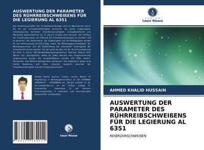 AUSWERTUNG DER PARAMETER DES RÜHRREIBSCHWEIßENS FÜR DIE LEGIERUNG AL 6351