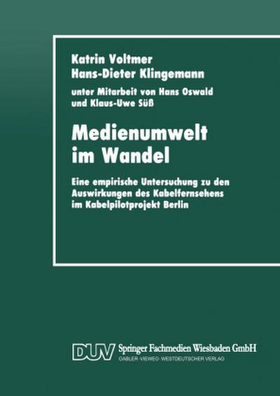 Medienumwelt im Wandel