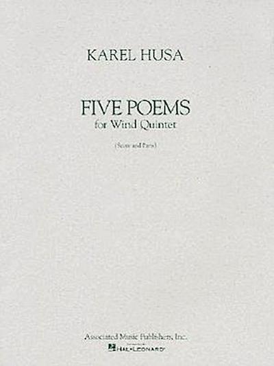 Five Poems for Wind Quintet: Score and Parts