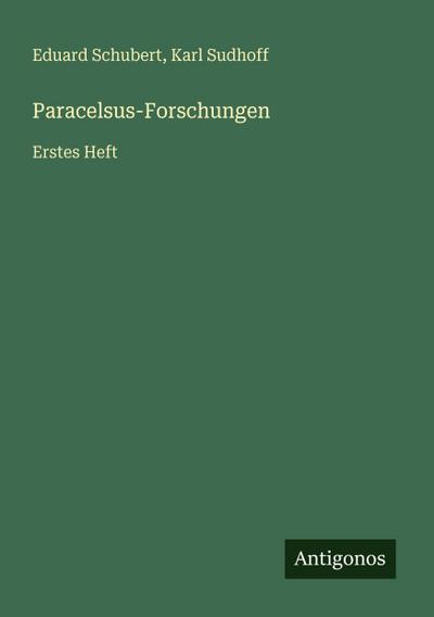 Paracelsus-Forschungen