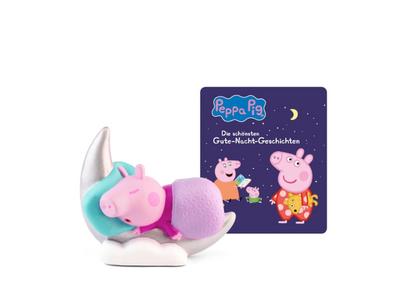 tonies Hörfigur für Toniebox, Peppa Wutz – Gute Nacht Geschichten, Hörspiel für Kinder ab 3 Jahren, Spielzeit ca. 41 Minuten