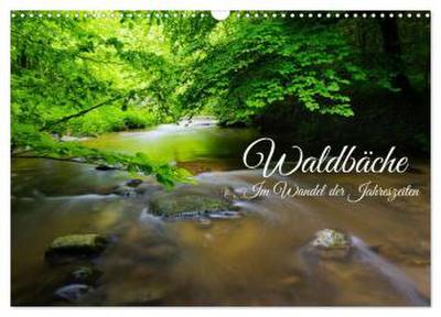 Waldbäche - Im Wandel der Jahreszeiten (Wandkalender 2026 DIN A3 quer), CALVENDO Monatskalender