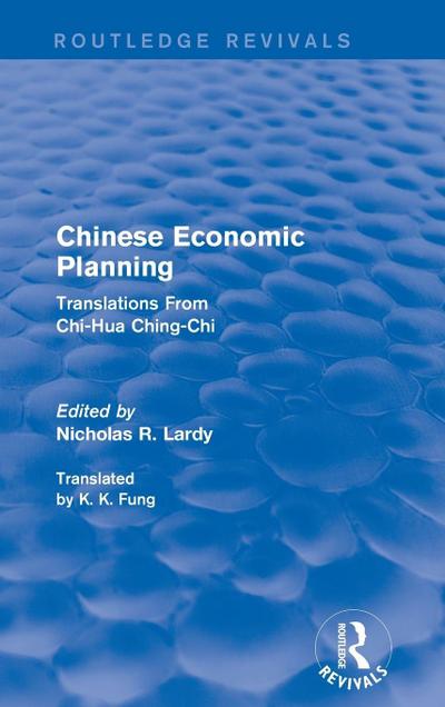 Chinese Economic Planning