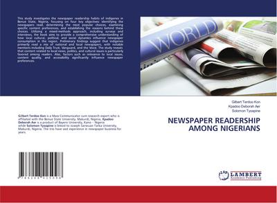 NEWSPAPER READERSHIP AMONG NIGERIANS