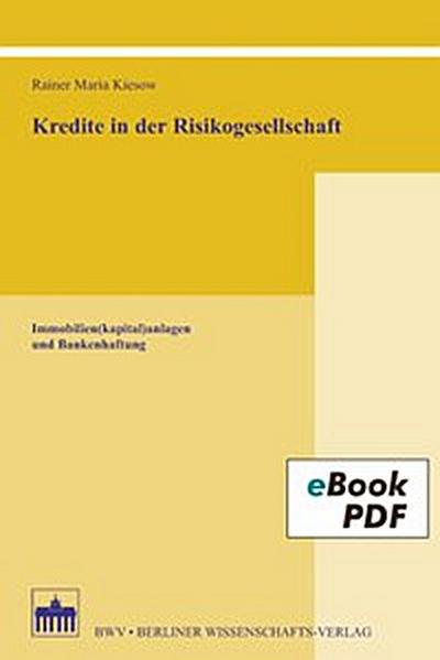 Kredite in der Risikogesellschaft