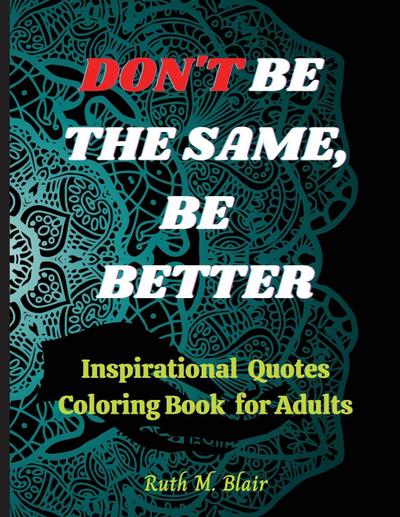 Inspirational Quotes Coloring Book