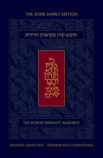 Koren Mikraot Hadorot, V27: Aharei Mot - Kedoshim